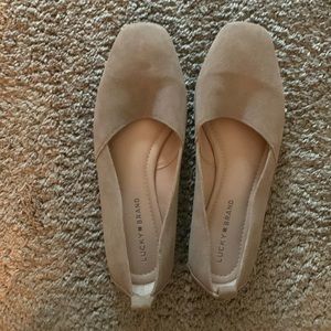 Lucky brand tan flats